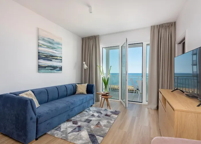 Bulwar Zachodzacego Slonca Apartment With Sea View Darlowo By Renters